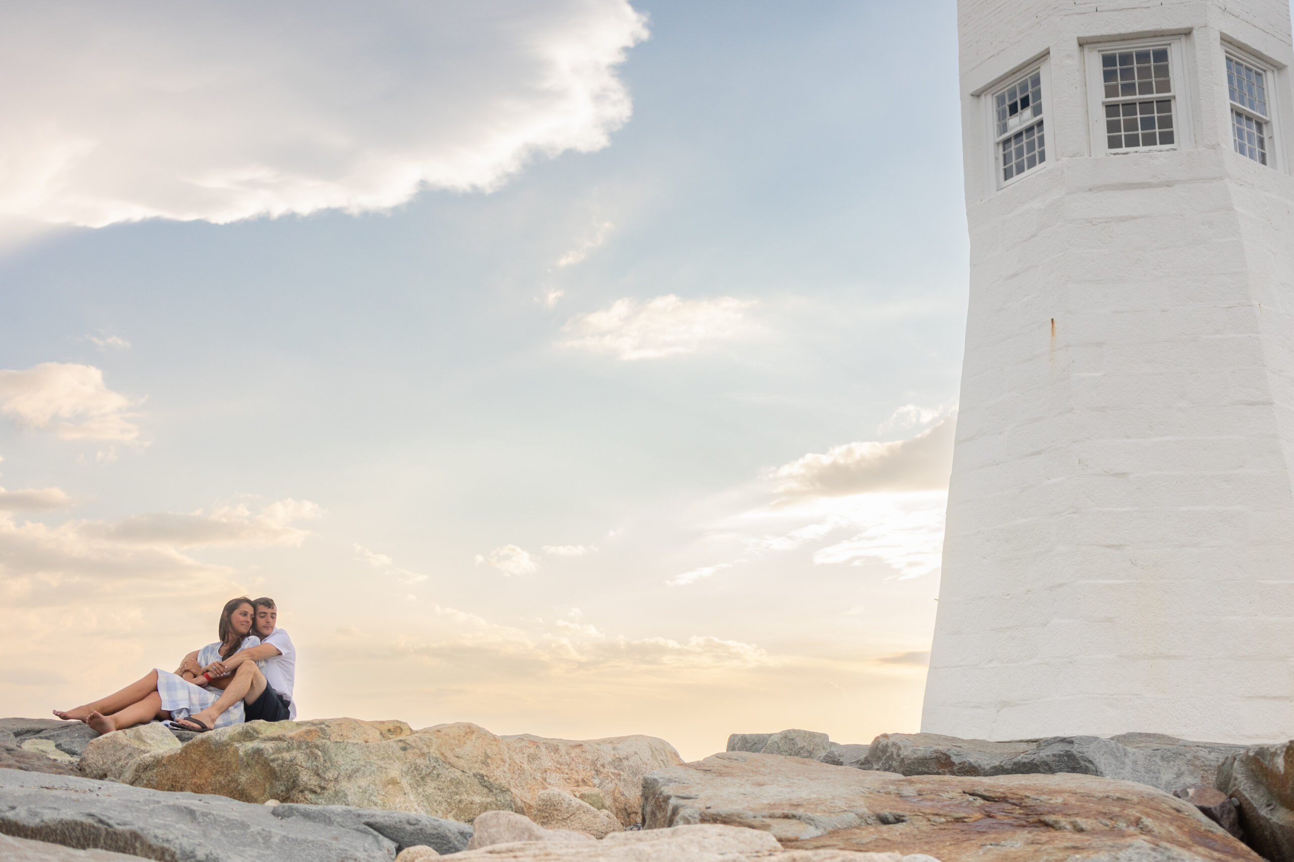 Scituate lighthouse engagement
