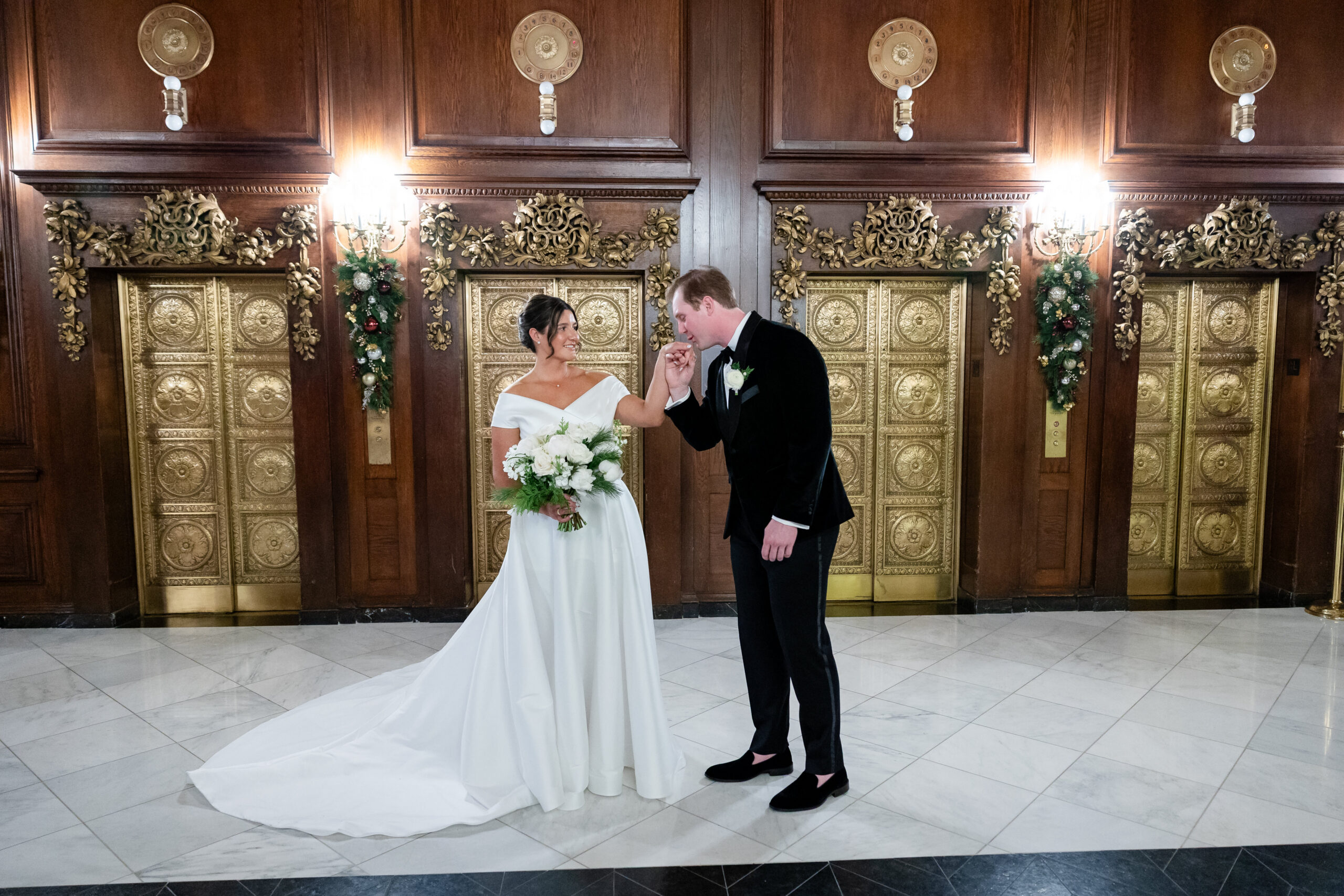 first look at boston omni parker house wedding